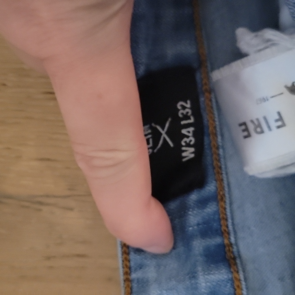 Ring of Fire Men's Light Blue Straight Jeans - Picture 3 of 4